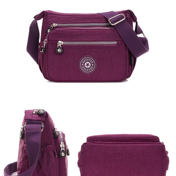 Womens Ladies Messenger Crossbody Handbag Bag Shoulder Bag Purse Waterproof - Picture 8 of 8